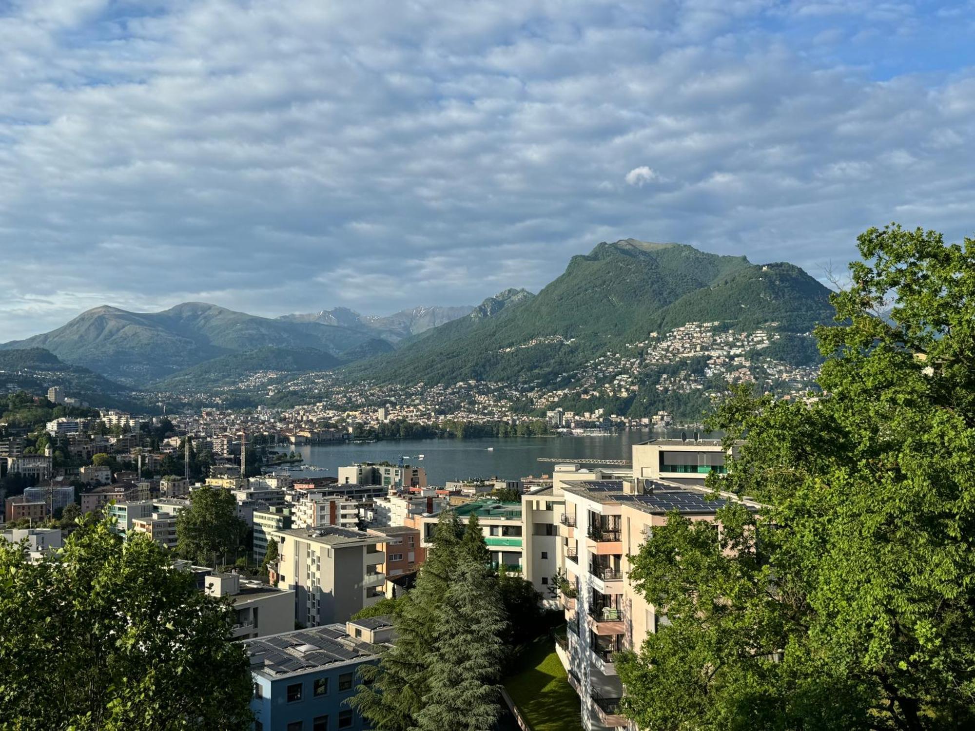 Panorama Suite In Lugano - Pazzallo باراديزو المظهر الخارجي الصورة