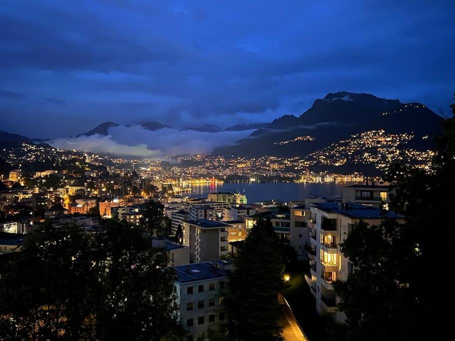 Panorama Suite In Lugano - Pazzallo باراديزو المظهر الخارجي الصورة