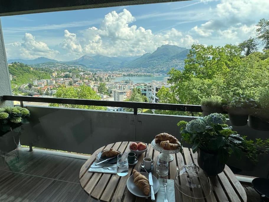 Panorama Suite In Lugano - Pazzallo باراديزو المظهر الخارجي الصورة