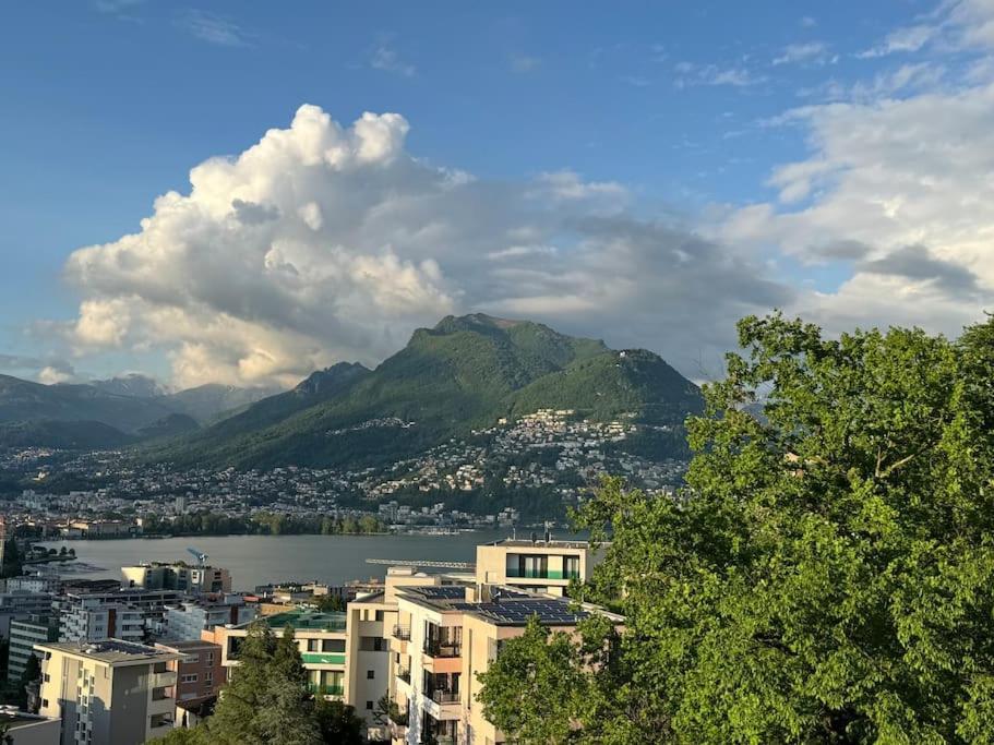 Panorama Suite In Lugano - Pazzallo باراديزو المظهر الخارجي الصورة