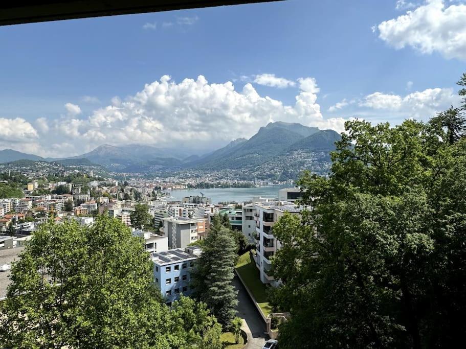 Panorama Suite In Lugano - Pazzallo باراديزو المظهر الخارجي الصورة